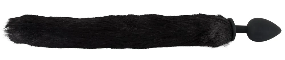 Anaalplug met kattenstaart en kattenoren