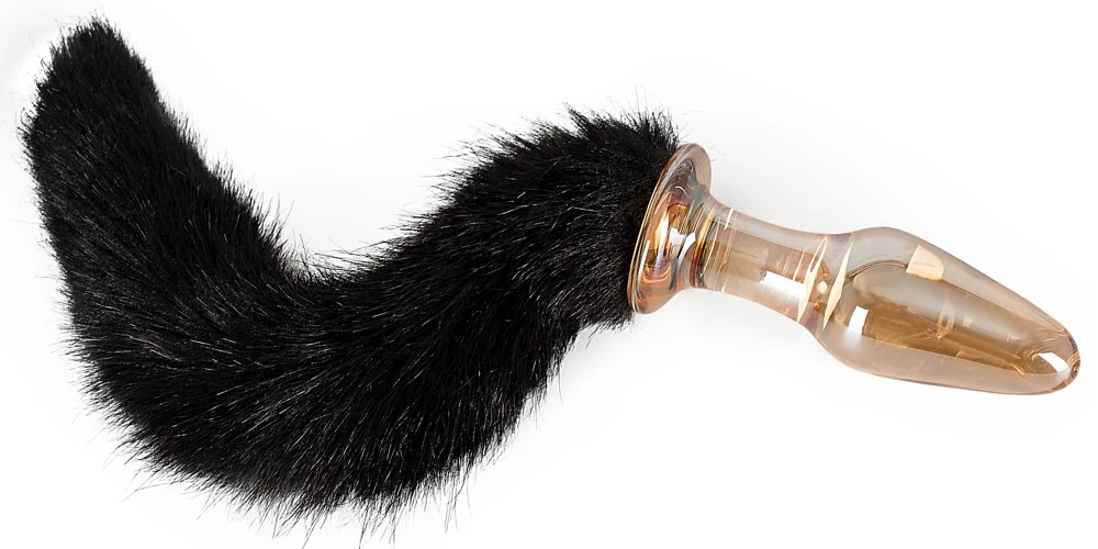 You2Toys Glas-Plug mit Schweif 40 cm anal toy