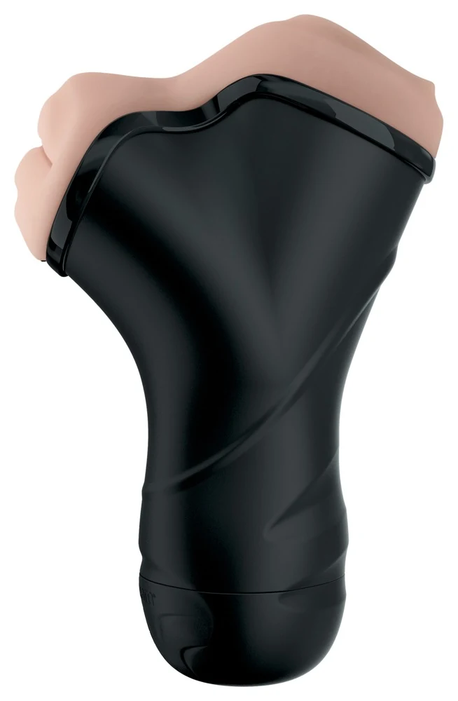 PDX Elite Double Penetration Vibrating Stroker masturbator