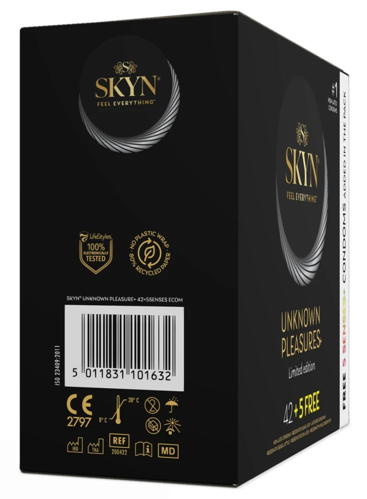 SKYN Unknown Pleasures condoommix 47 stuks