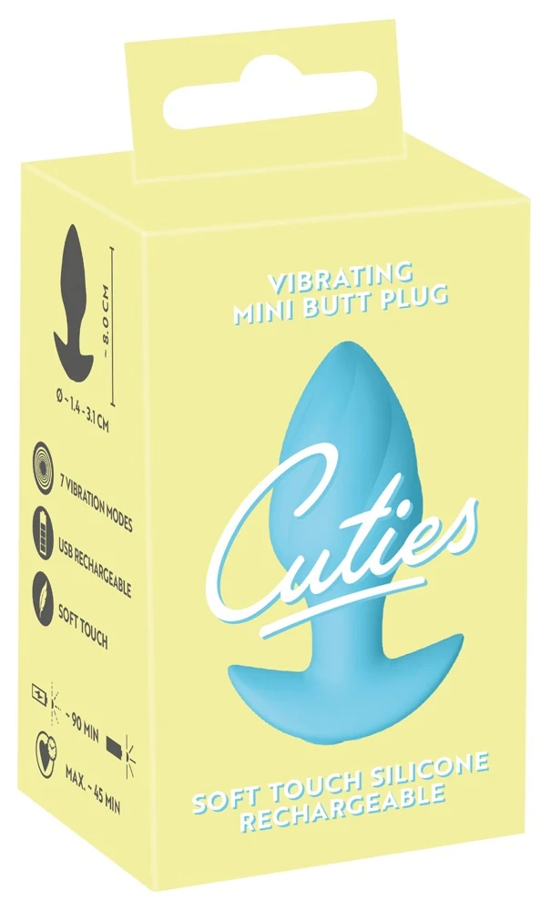 Cuties Vibrating Mini Butt Plug 8 cm anal toy