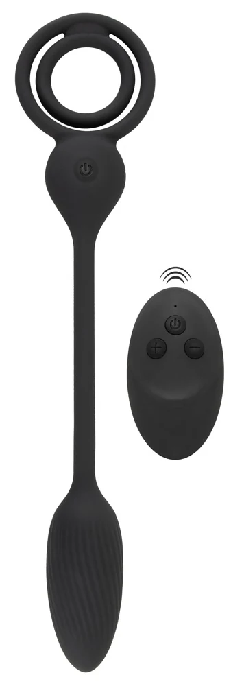 Rebel Cock and Ball Ring with a RC Butt Plug penisring