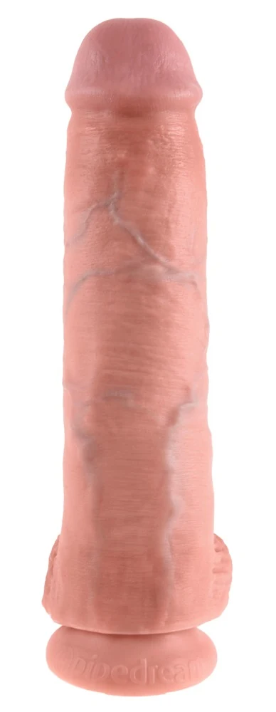 Realistische dildo met zuigvoet 28 cm