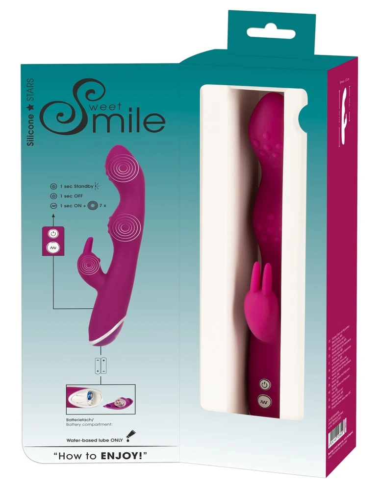 Sweet Smile A G-Spot Rabbit Vibrator 23,6 cm