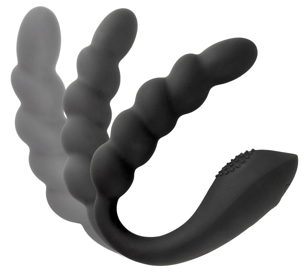 Black Velvets Bendable dual stimulator 26 cm vibrator