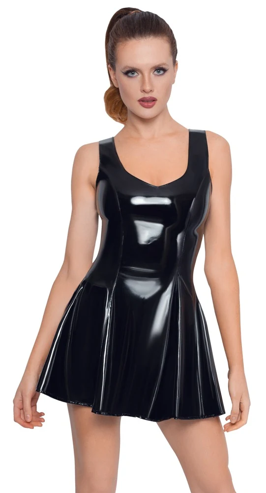 Black Level Kleid aus Lack