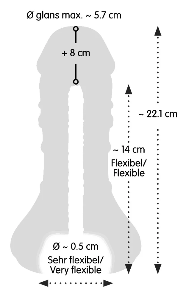 Masturbator sleeve met zachte stimulatietunnel