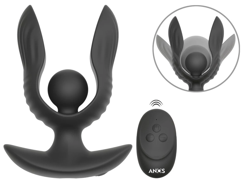 ANOS RC Inflatable Expander Plug with Vibration 10,9 cm anal toy