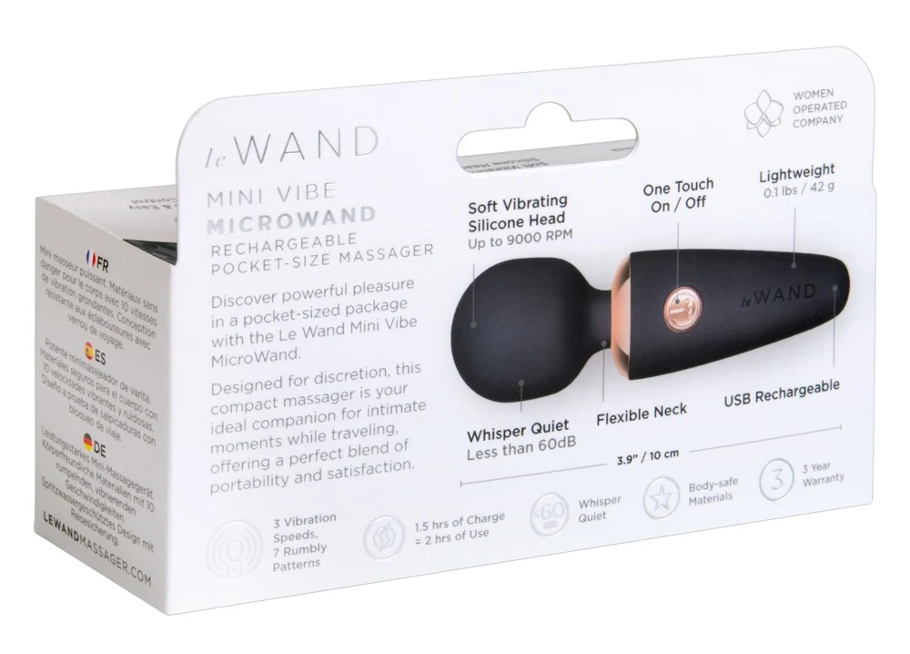 le Wand Mini Vibe Microwand vibrator