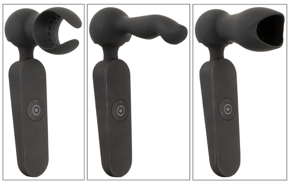 Couples Choice Wand vibrator with 3 Attachments 21,5 cm