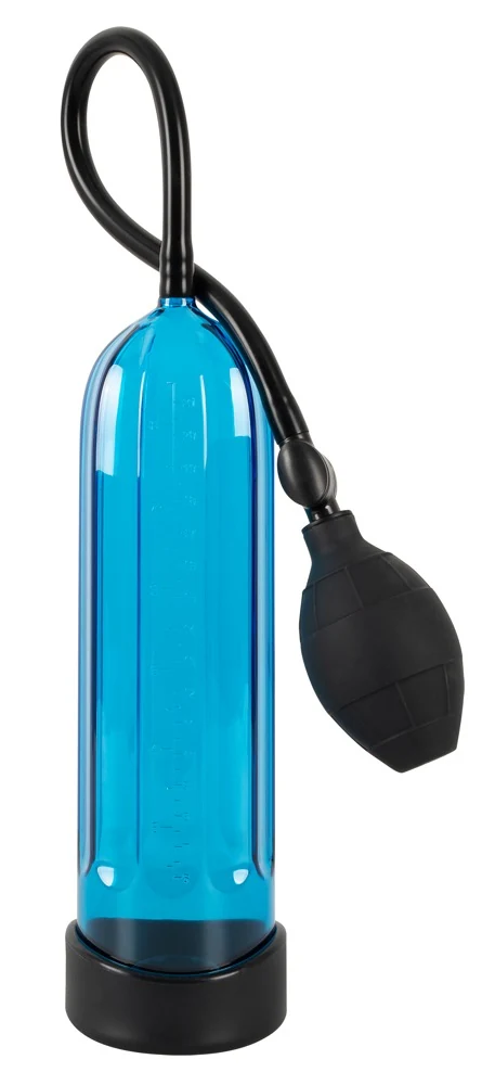 Penispomp met maatverdeling en ballenpomp