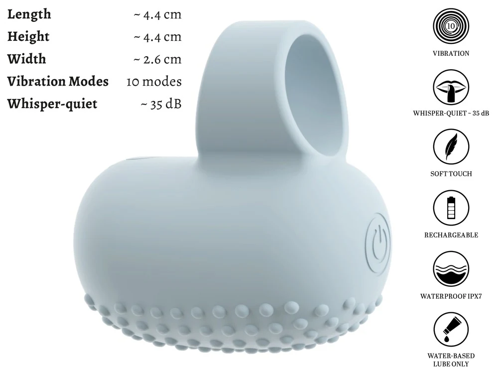 beau coeur KIREMO Finger Vibrator 4,4 cm