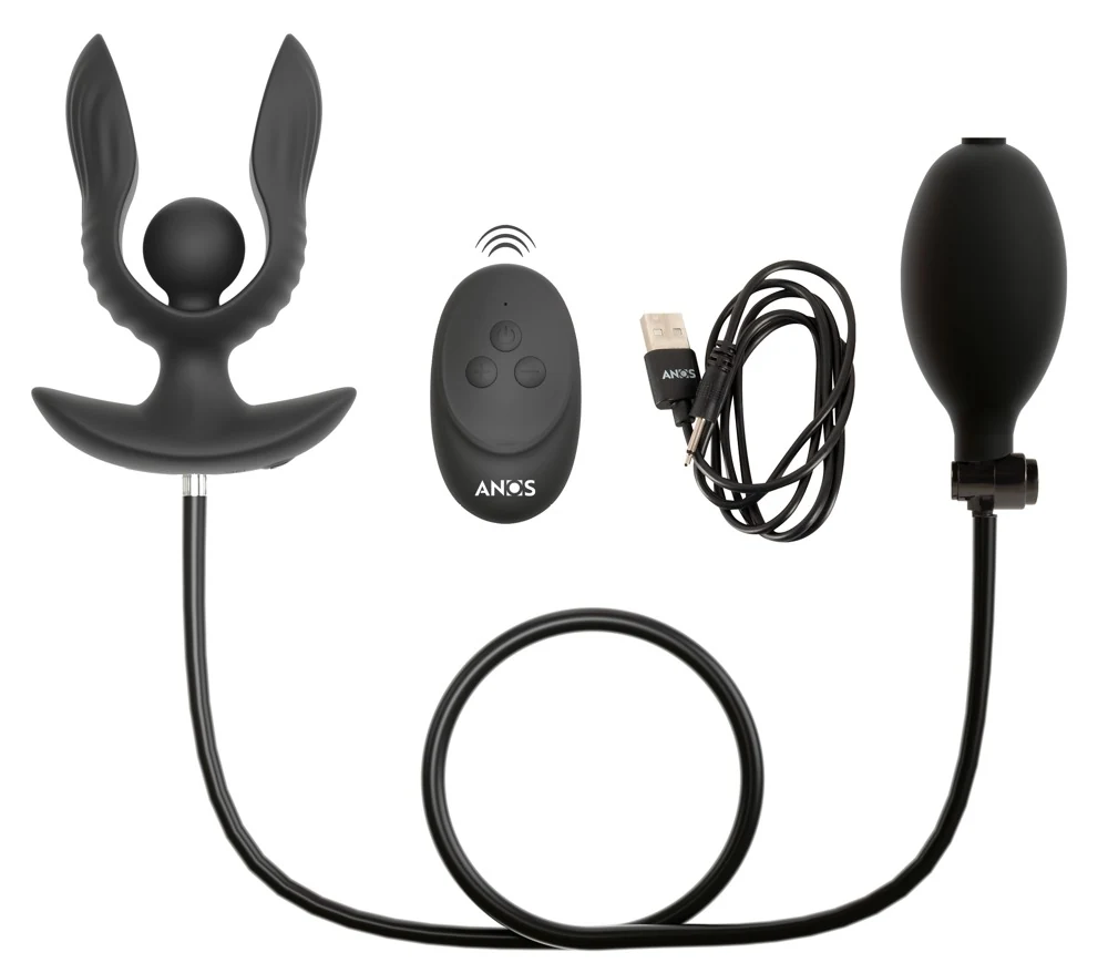 ANOS RC Inflatable Expander Plug with Vibration 10,9 cm anal toy