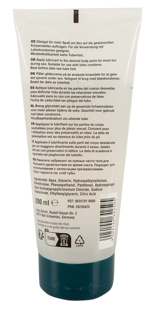 Just Glide Premium Anal gleitmittel ohne aroma