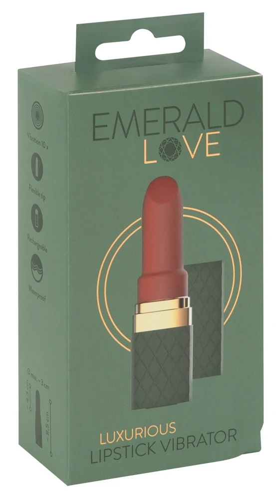 Emerald Love Luxurious Lipstick Vibrator 8,5 cm