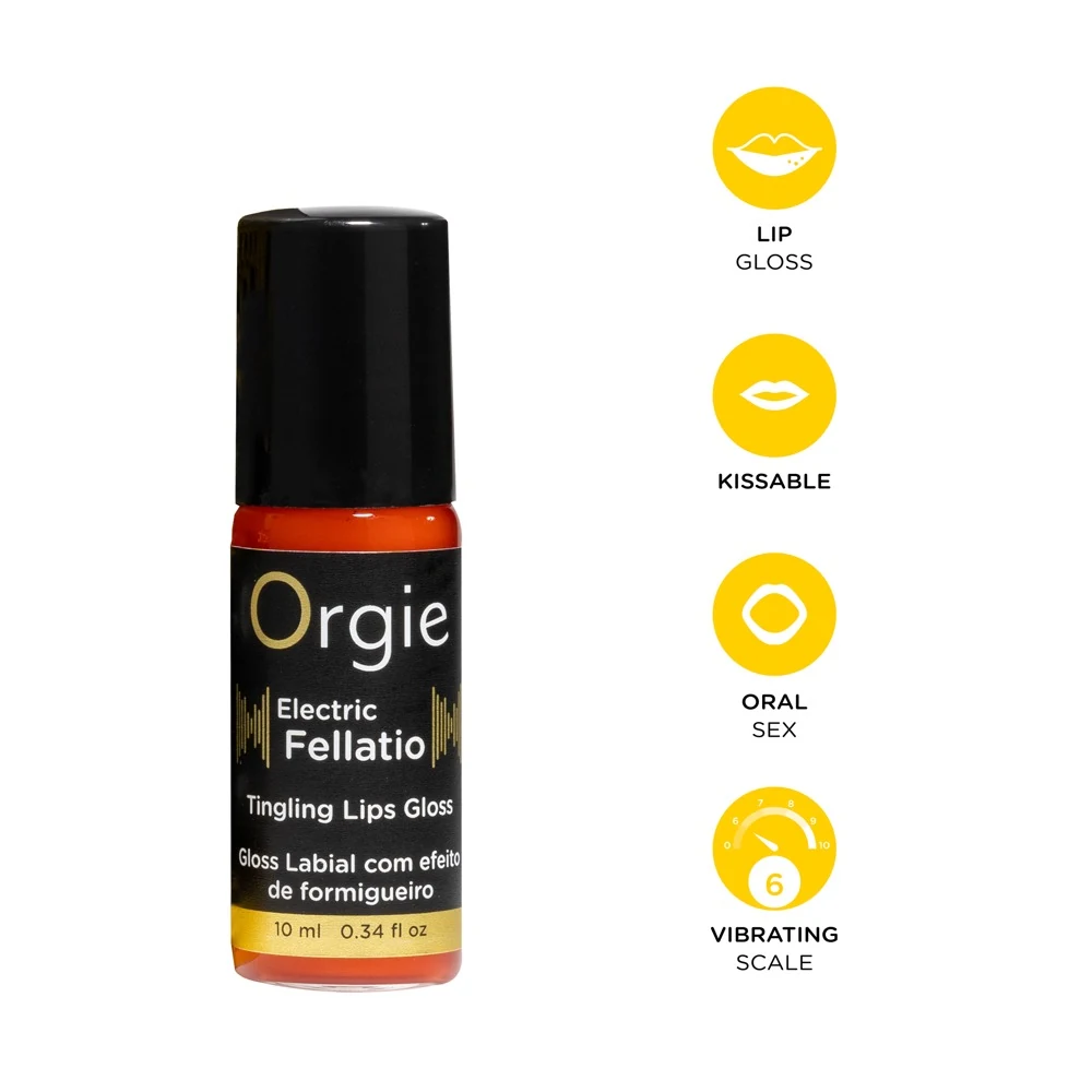 Orgie Electric Fellatio-Lipgloss stimulierende gele sprays