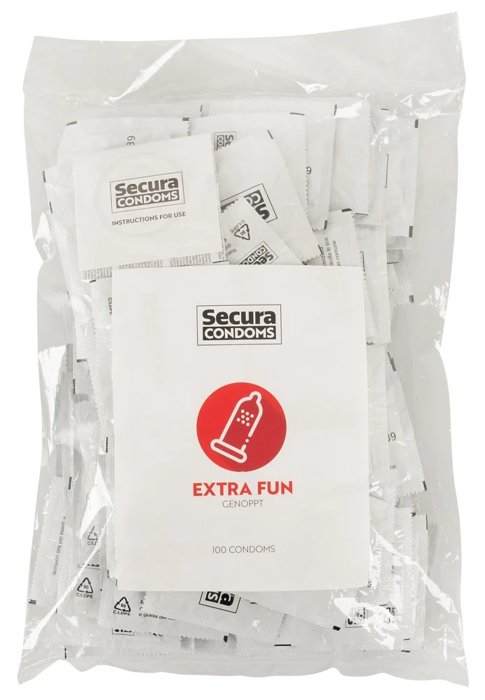 Secura Extra Fun condooms met nopjes 100 stuks