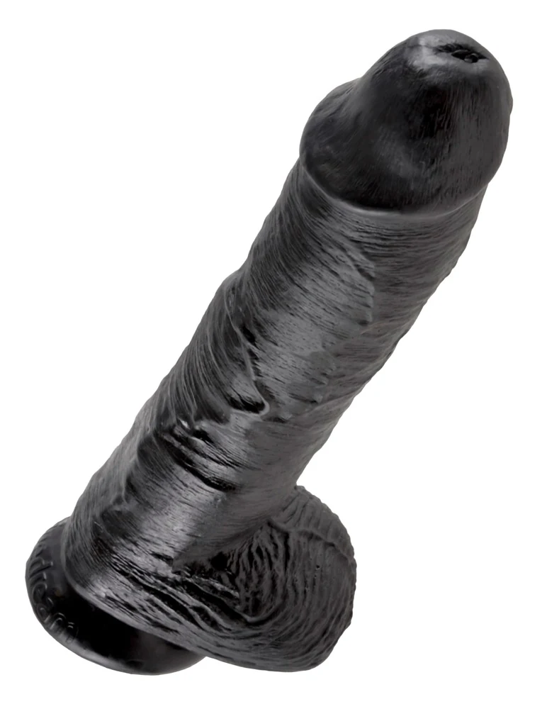 Realistische dildo met zuigvoet 25,4 cm