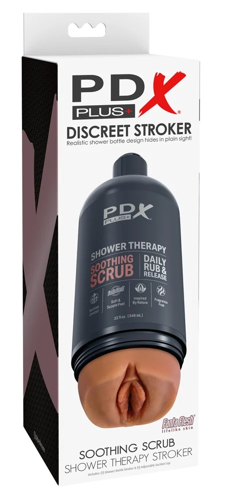 PDX Plus Shower Therapy Soothing Scrub masturbator