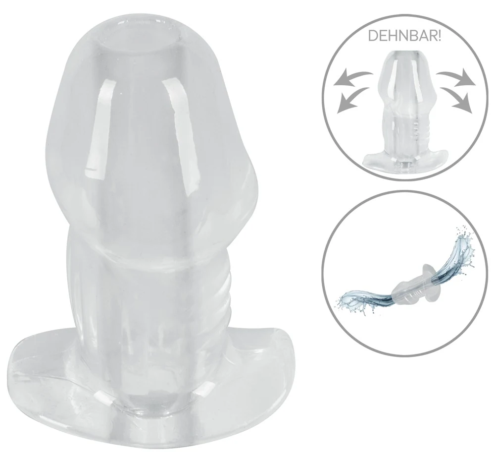 ANOS Butt Plug with Tunnel 10,2 cm anal toy