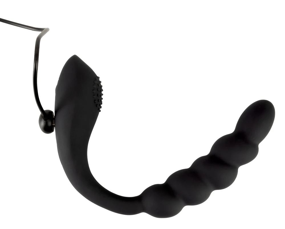 Black Velvets Bendable dual stimulator 26 cm vibrator