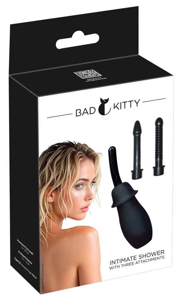 Intieme douche met 3 opzetstukken