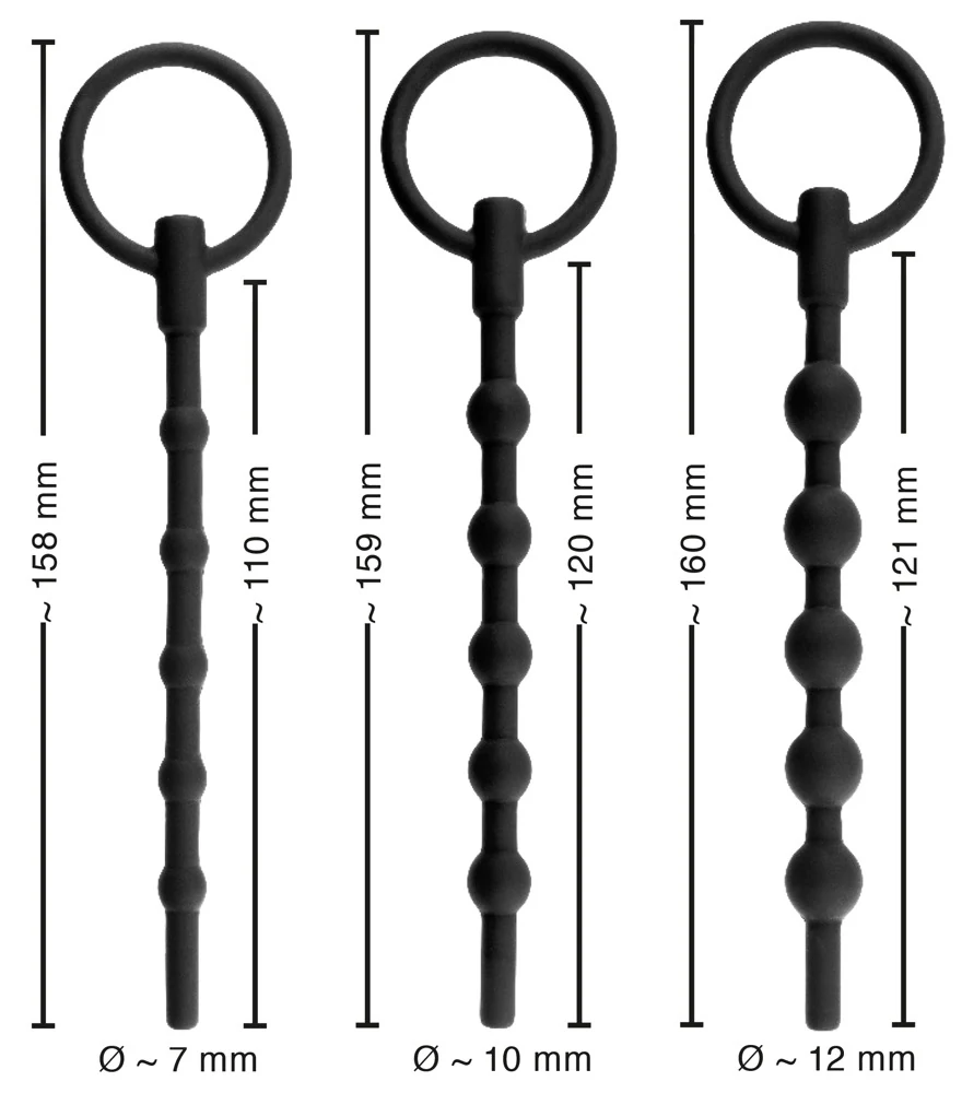Penisplug Training Set 16 cm anal toy