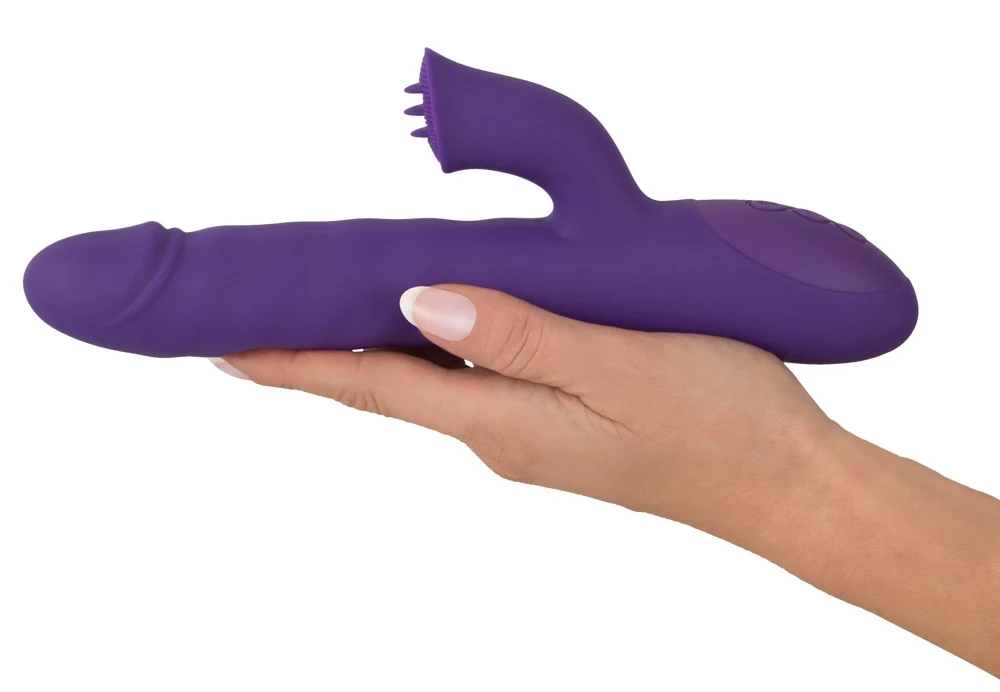 Sweet Smile Thrusting Rotating Pearl Vibrator 24,7 cm