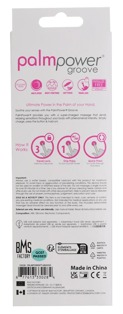 palmpower Groove 15,4 cm vibrator