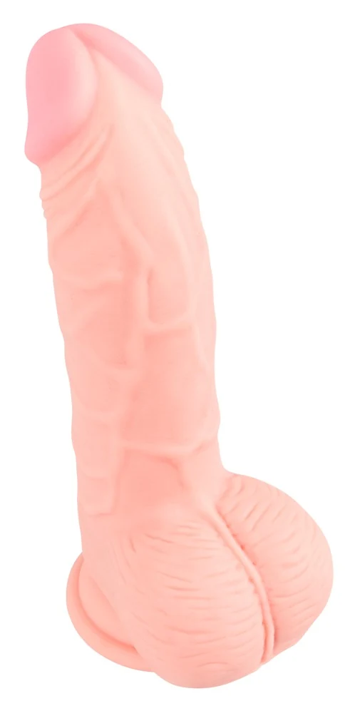 Realistische siliconen dildo met zuigvoet 20 cm