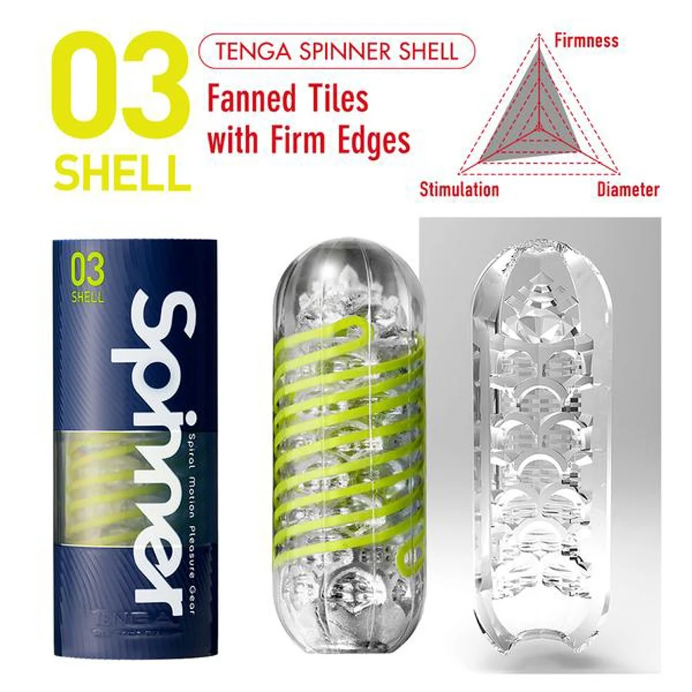 TENGA Spinner masturbator transparant