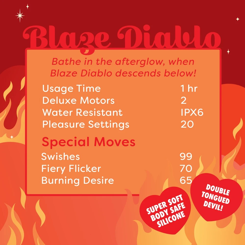 Unihorn Blaze Diablo 9 cm vibrator