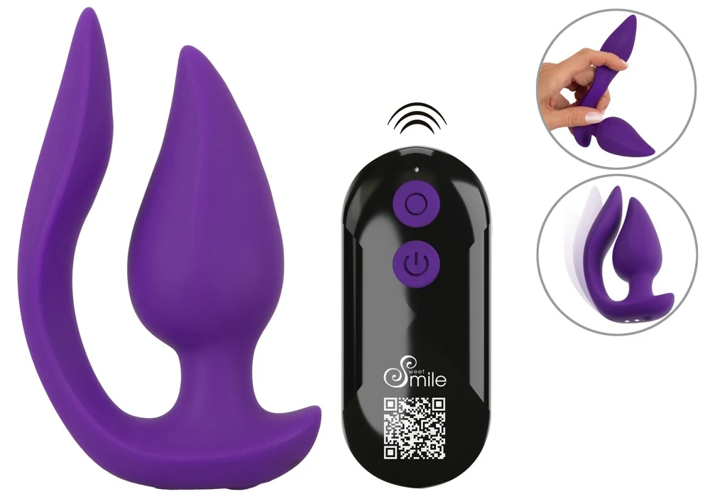 Sweet Smile RC 2 in 1 Plug Panty Vibe 11 cm vibrator
