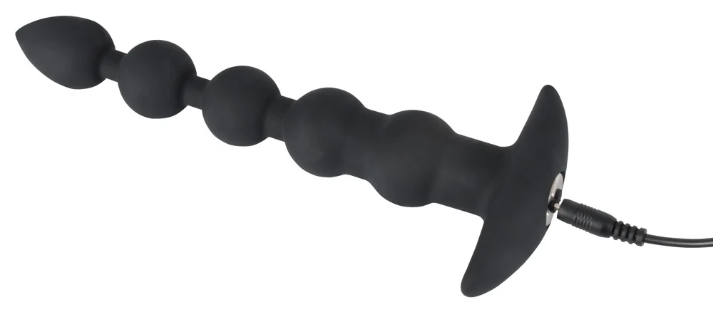 Black Velvets Rechargeable beads 21 cm anal toy
