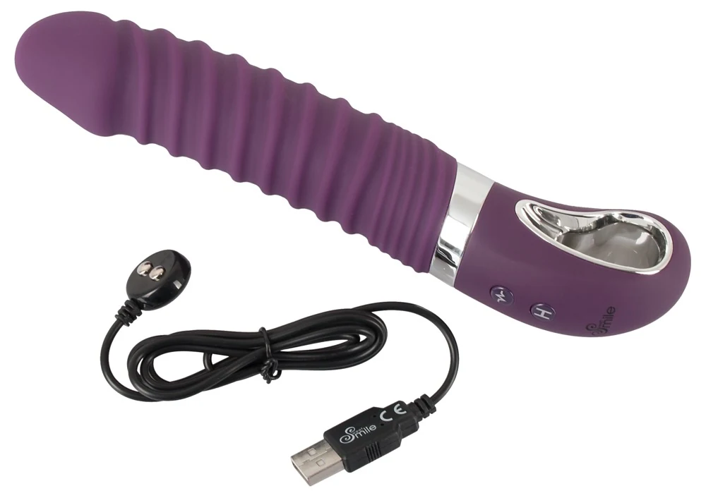 Sweet Smile Warming Soft Vibrator 23,5 cm