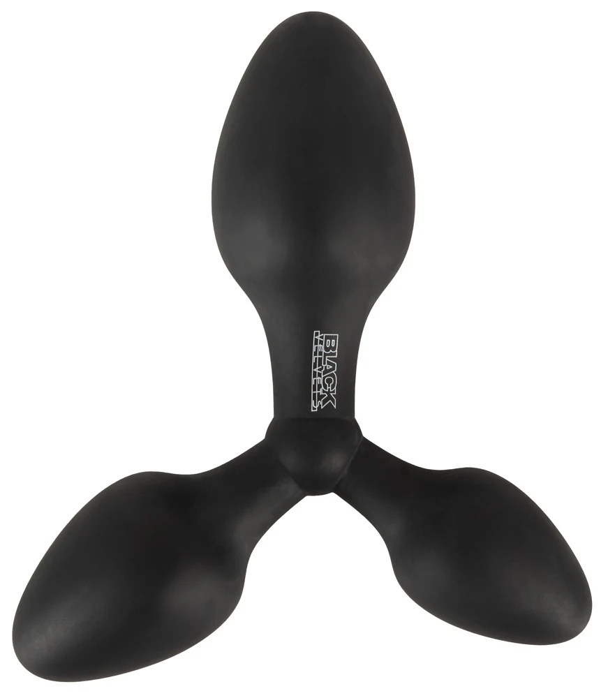 Black Velvets Training triple butt plug 13,8 cm anal toy