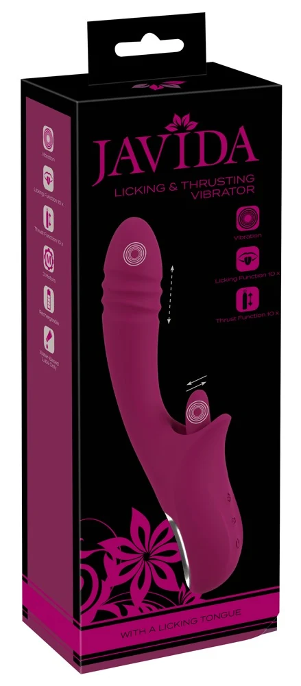 JAVIDA Licking Thrusting Vibrator