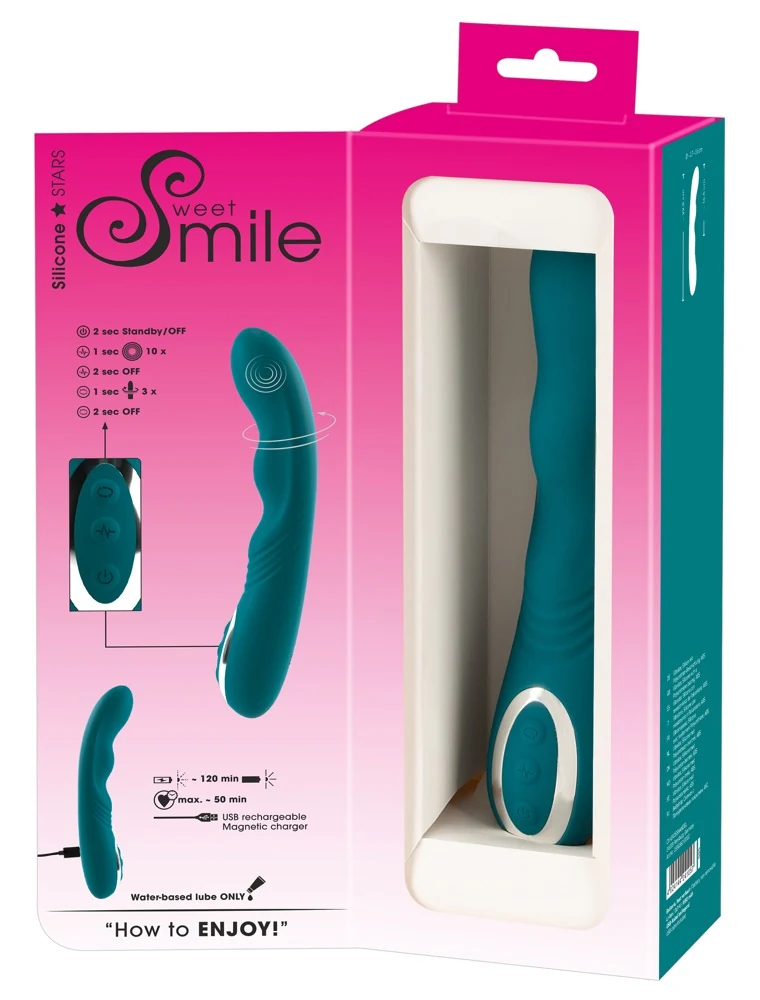 Sweet Smile Rotating G-Spot Vibrator 22,8 cm