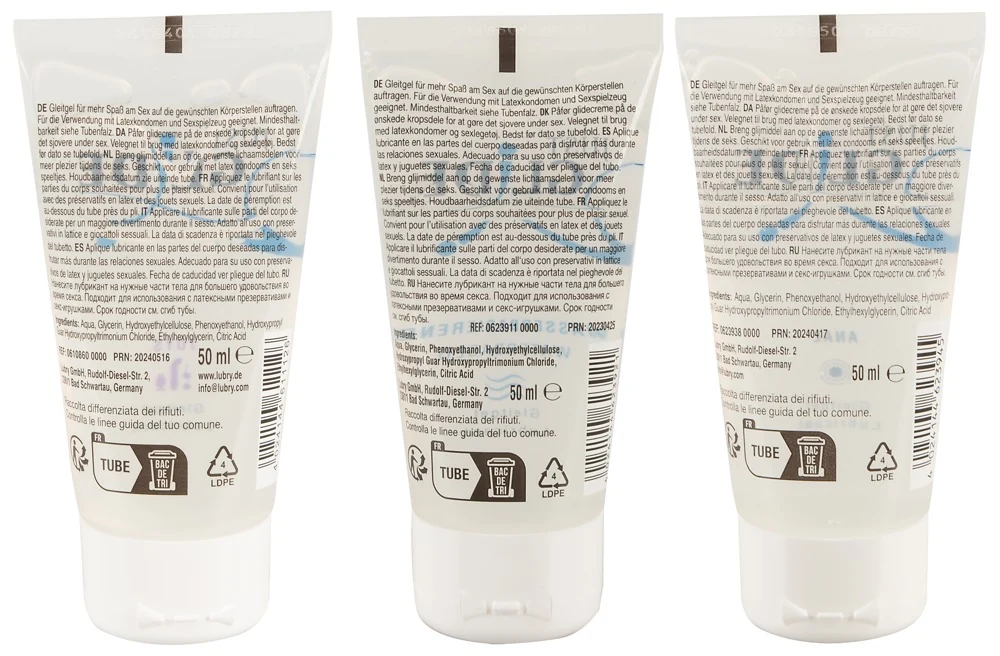 Just Glide Set 3 x 50 ml gleitmittel ohne aroma