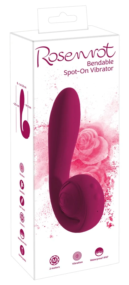 Rosenrot Bendable Spot-on Vibrator 20,1 cm