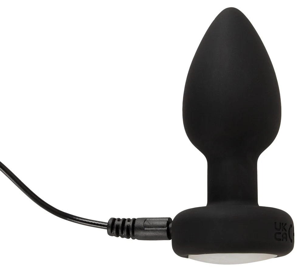 ANOS RC Flashing Butt Plug with Vibration 9 cm anal toy