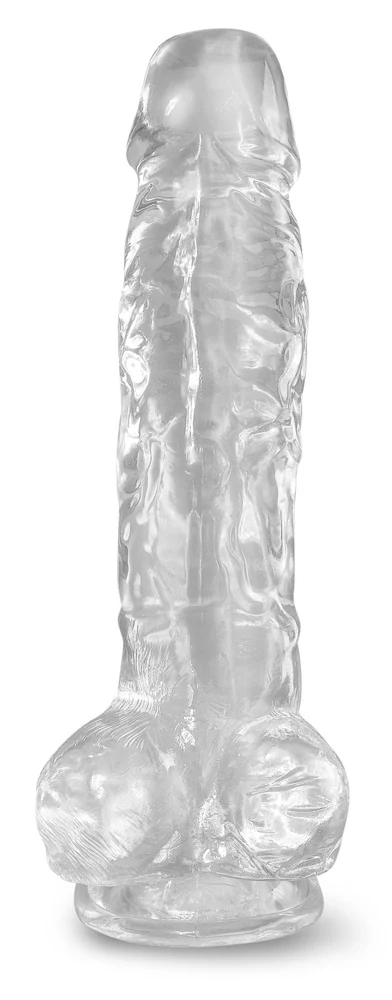 King Cock Clear 8“ with Balls 22,2 cm dildo