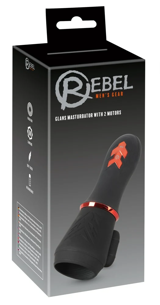 Rebel Glans Masturbator with 2 Motors