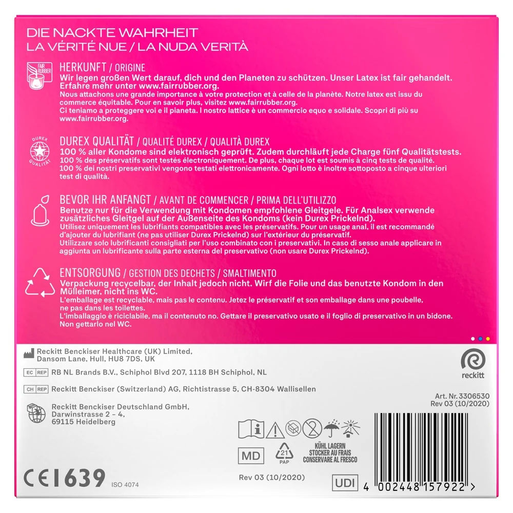 Durex Pleasure Me Condooms 40 Stuks