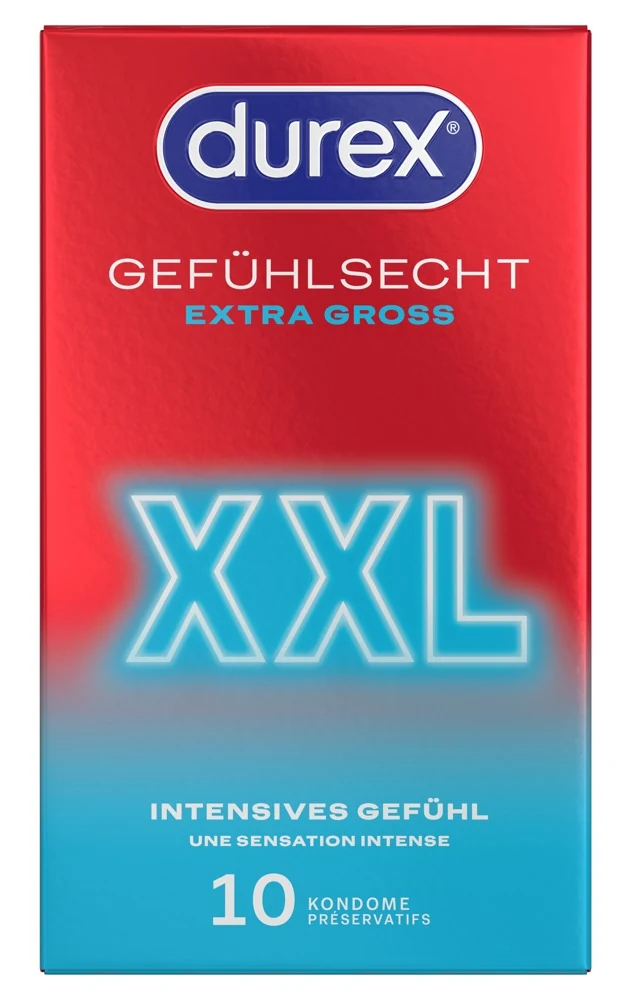 Durex Sensual Extra Large XXL condooms 10 stuks