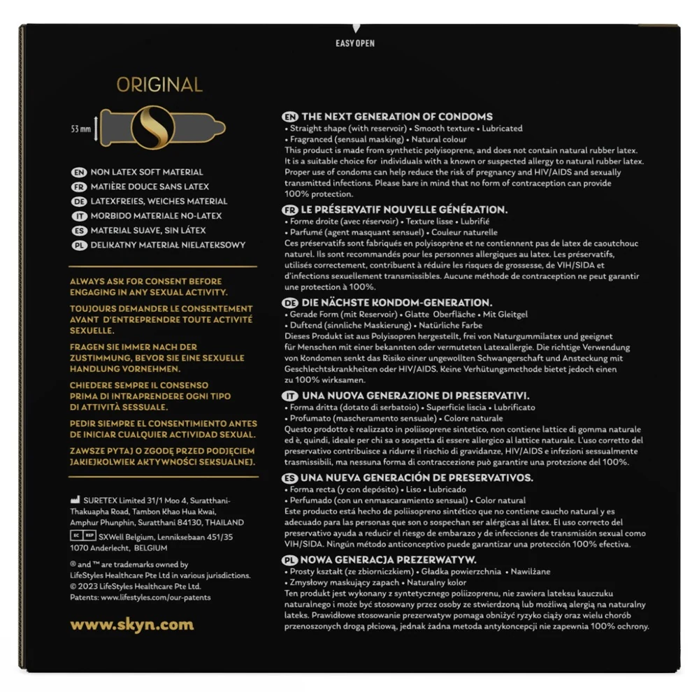SKYN Original latexvrije condooms