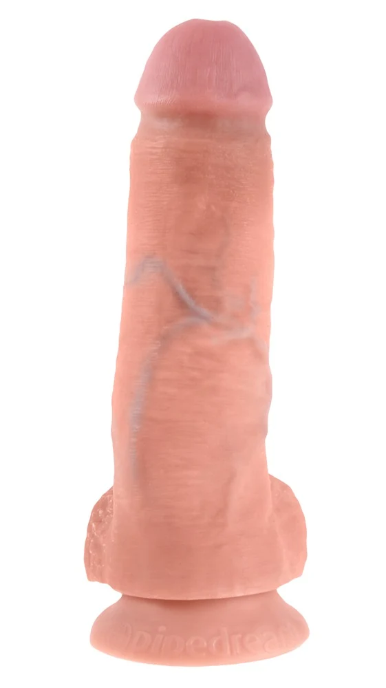 Realistische dildo met zuigvoet 21 cm
