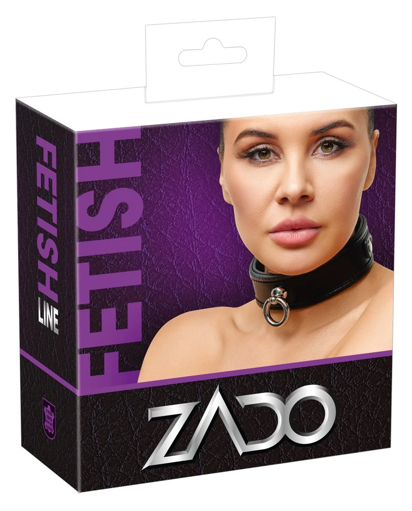 ZADO Halsfessel aus Leder bondage fesseln