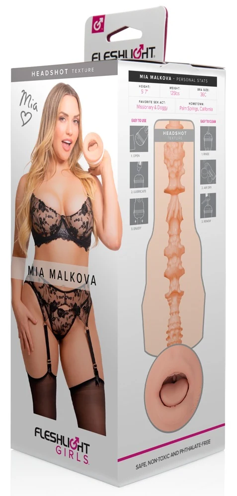 Fleshlight Mia Malkova Headshot masturbator
